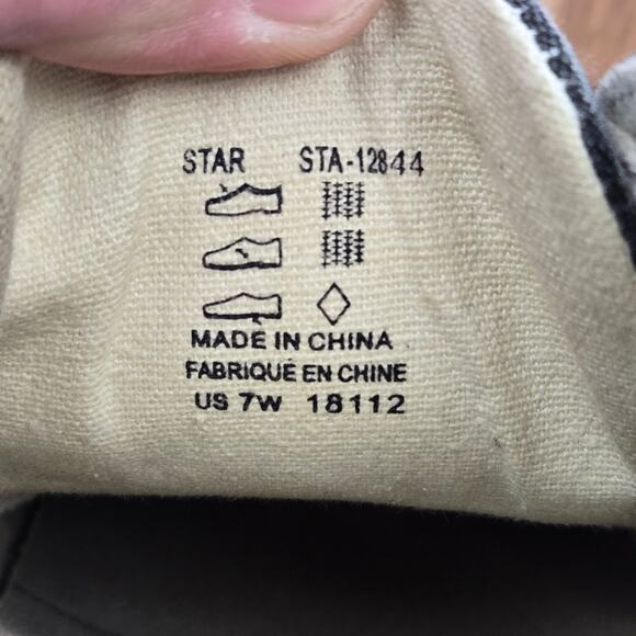 Taos Footwear Star Charcoal Wash Canvas Low Casual Fashion Daily Sneaker Women 7 - Picture 13 of 13